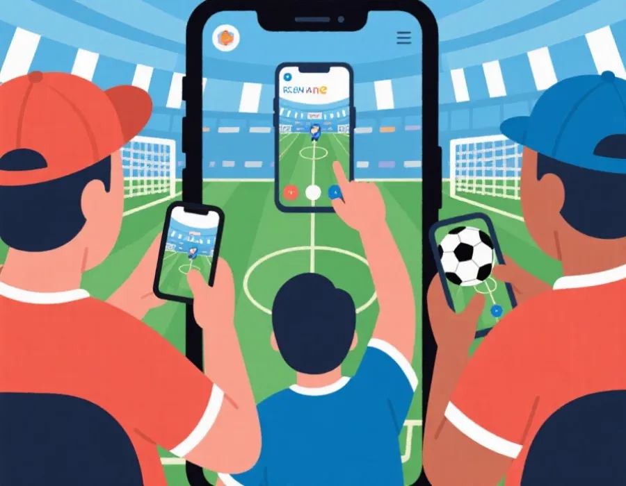 直播觀賽示意圖